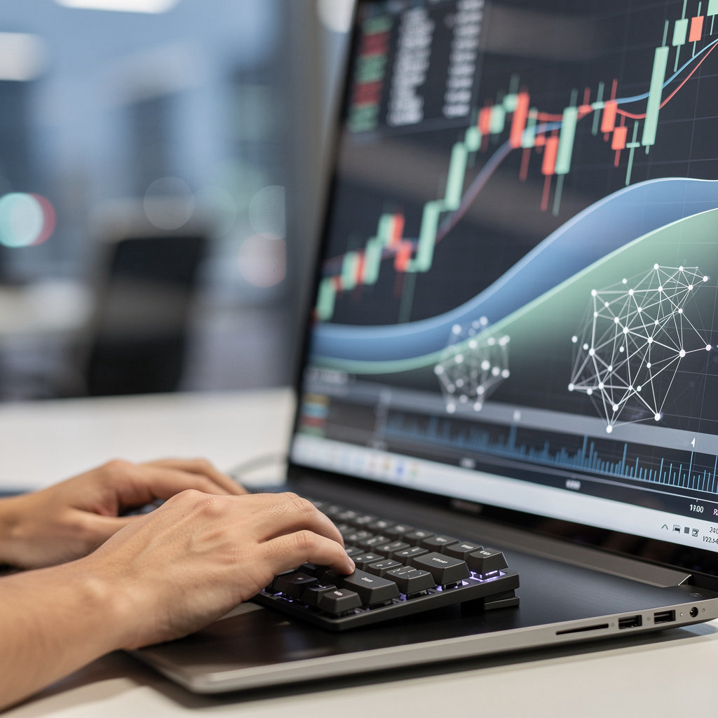 AlphaTradeAI trading workflow dashboard showing real-time data and AI insights integration